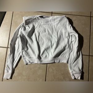 Zara Shoulder Pad Crewneck - S